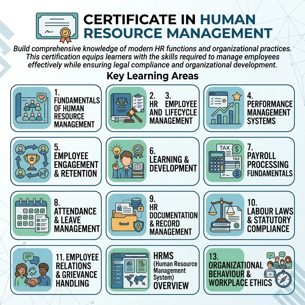 Certificate in Human Resource Management - Envelai HR Certification Program